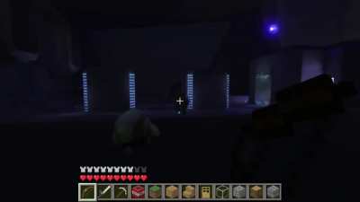 Just some Minecraft gameplay in the wrong sub. Nothing to see here.