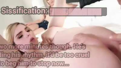 You knew there was a chance you'd enjoy it once he found his rhythm, but you thought you'd be able to forget about it... Your boipussy feels so empty without his thick dick though...
