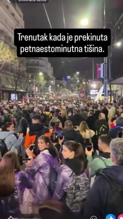During the biggest protest in Serbian history, Serbian government deployed a military-grade sound weapon causing widespread panic during a solemn moment of remembrance for 15 people that lost their lives in the tragic train station collapse in Novi Sad.