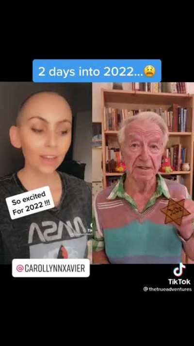 Holocaust survivor replies to girl, he did not like her TikTok