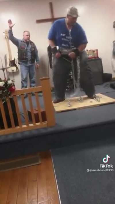 This guy should&rsquo;ve showed Jesus hot to take out the nails in his hands.