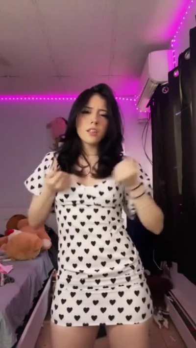 heart dress spin