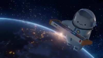 The prophecy was foretold, it is said, one day a cat will come and take us to the moon.....