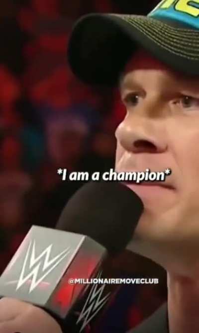His stone cold AYEEEEE..