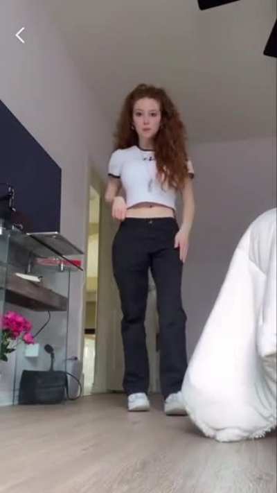 Showing her fit