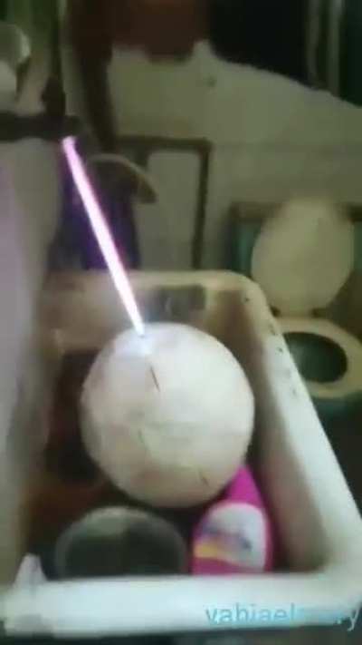 Innovative Way to Pump a Ball