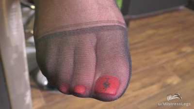 My feet in diffrent nylons compilation