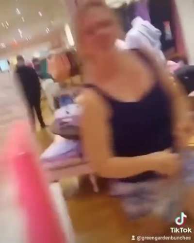 Crazy lady
