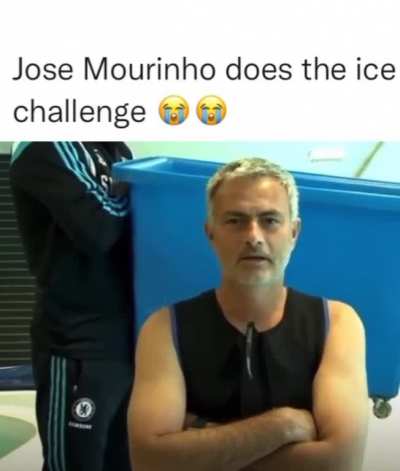 Jose Mourinho ALS ice bucket challenge