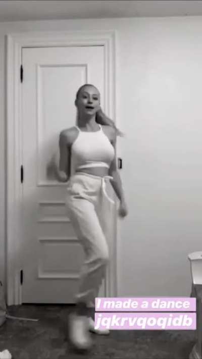 Showing off her skills