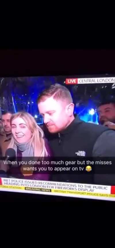 When you&rsquo;ve done too much packet but the missus wants you to appear on TV