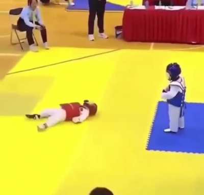 To get their son to like karate.