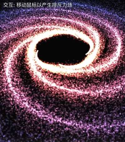Create a 200,000 particle nebula using three.js