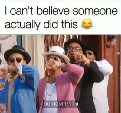 Wow! They actually did it