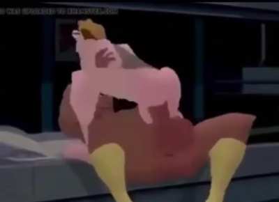 Disney Atlantis Lost Empire Strongbear fucking Milo&rsquo;s Sweet Gay Ass with his long ass black cock