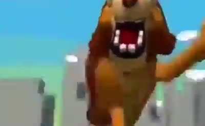 what da lion doin