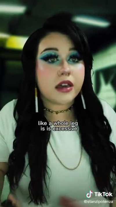 A whole leg off?