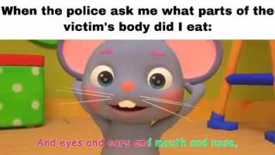 It's illegal to eat human meat🤓
