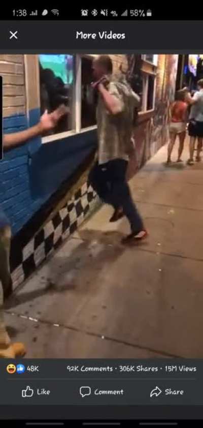 When you can't get inside the club