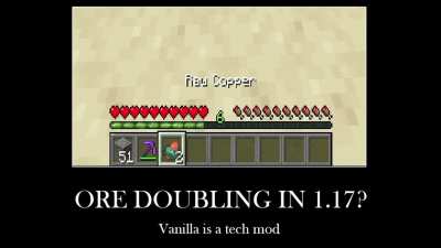 Obligatory "Vanilla is a tech mod" meme