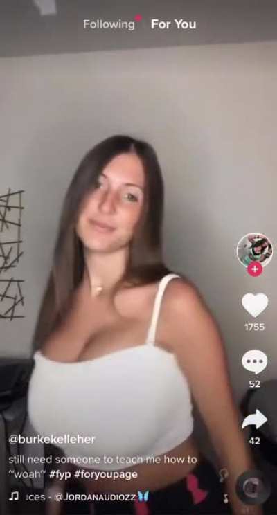 The very cute and very busty @burkekelleher