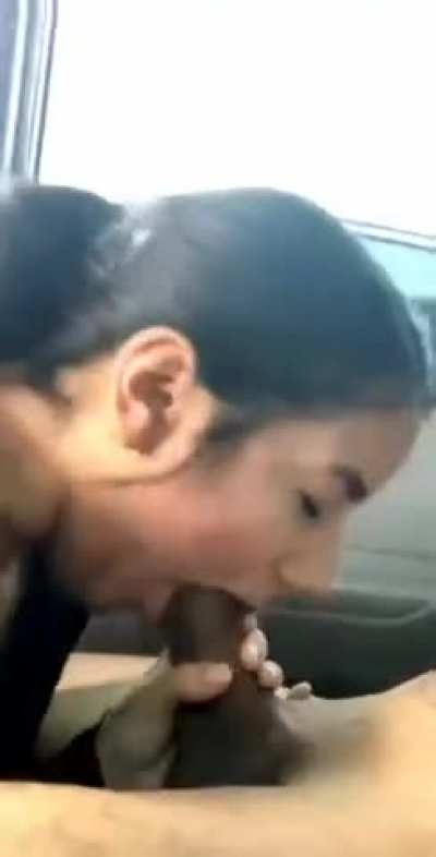 Adorable girlfriend is shy