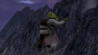 Shrek and Donkey stumble upon an event
