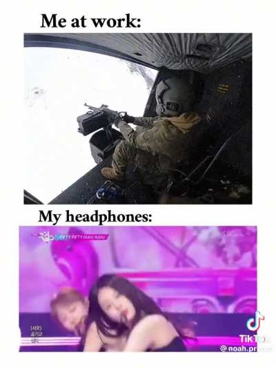 Headphones at work 