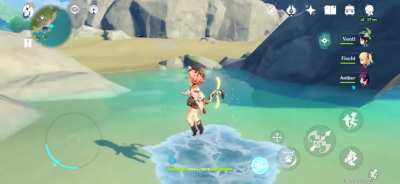 How aimed shot looks like in first person for different characters (Excluding Childe bc I don&rsquo;t have him)