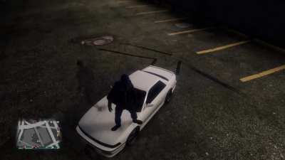 The animation is messed up for sliding across the Silvia. (This happens 100% of the time)