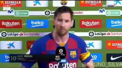 Fala do Messi ap&oacute;s derrota do Barcelona pro Bayern
