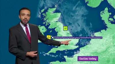 Weather cast this