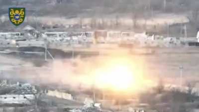 Russian BMP on the move gets hit by Stugna ATGM.