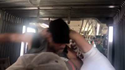 Things escalate as Man and &ldquo;Demon&rdquo; argue on the train..
