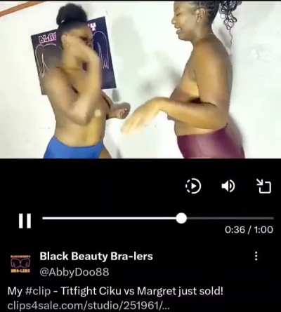 Black Beauty Bralers African Catfights. What Catfight company would your wife/girlfriend fit in with?