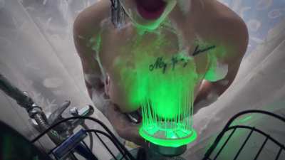 Disco shower.