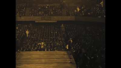 This Day in Buster&hellip;October 3, 1926
The Selma Times-Journal reports on boxing scenes in &ldquo;Battling Butler&rdquo; filmed in LA&rsquo;s Olympic Auditorium. Cast, crew &amp;amp; extras were part of the audience but in order to fill the venue, they allowed in all-comers to wit