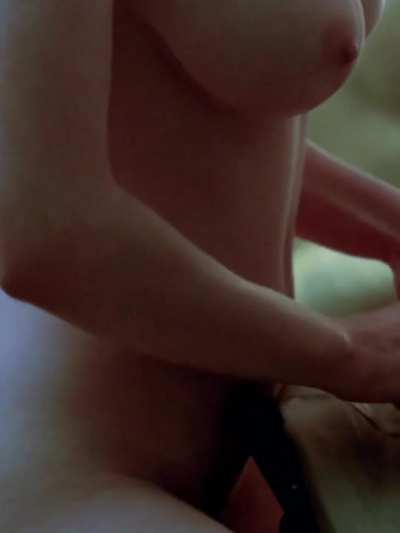 Alexandra Daddario undresses you as her heavy tits jiggle