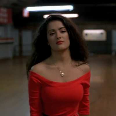 Young Salma is breathtaking.
