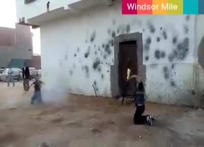 Arab-Muslim Gun salute at wedding