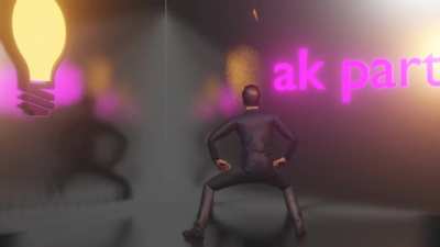 uZun adam twerk yapıyor