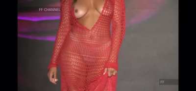 Complete Nip Slip on Runway