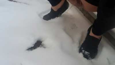 Couldn't waste the fresh snow