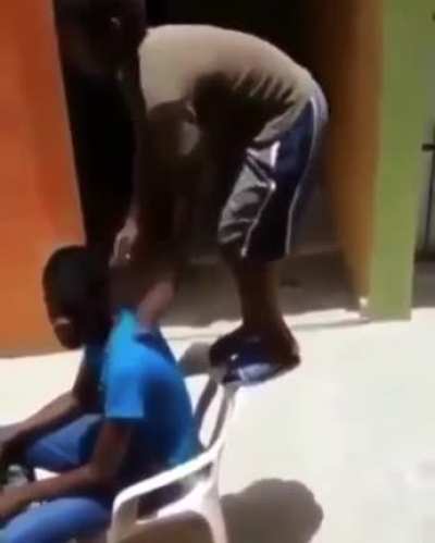 Backflip off plastic chair WCGW
