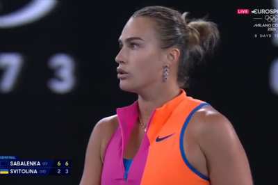 "F*** you" from Sabalenka 🤯