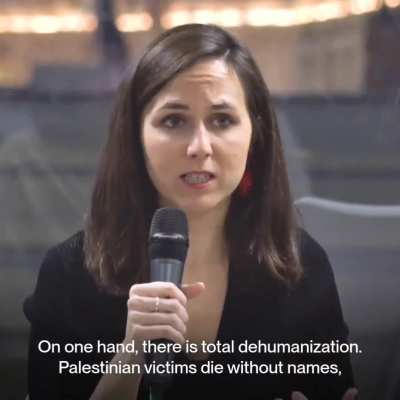 The propaganda apparatus of Israel to dehumanize and justify the genocide of the Palestinian people.