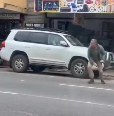 Attempted car robbery in South Africa