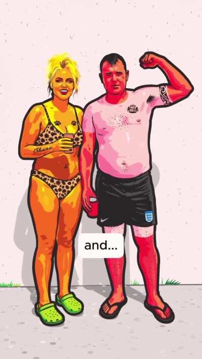 Behold... The British Tourists...