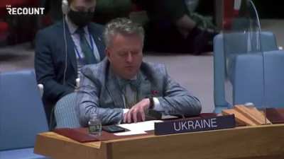 Ukrainian Ambassador to the UN Sergiy Kyslytsya asks his Russian counterpart: &ldquo;Why has the Russian Federation decided to cosplay as the Nazi Third Reich?"