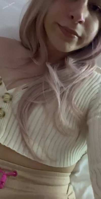 Would you be mad if after cuddling for a bit....I got a lil' excited?! 🥺👉🏻👈🏻 I can't help it, I just like it when you hold me, bby😓😩🥺😪🦋🌸💖